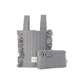 Pehr-Bucket Stroller Organizer Set-Gingham Indigo-1