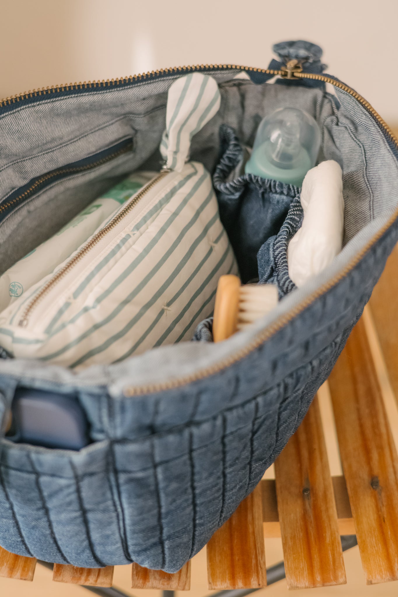 Stroller Organizer Caddy - Vintage Wash