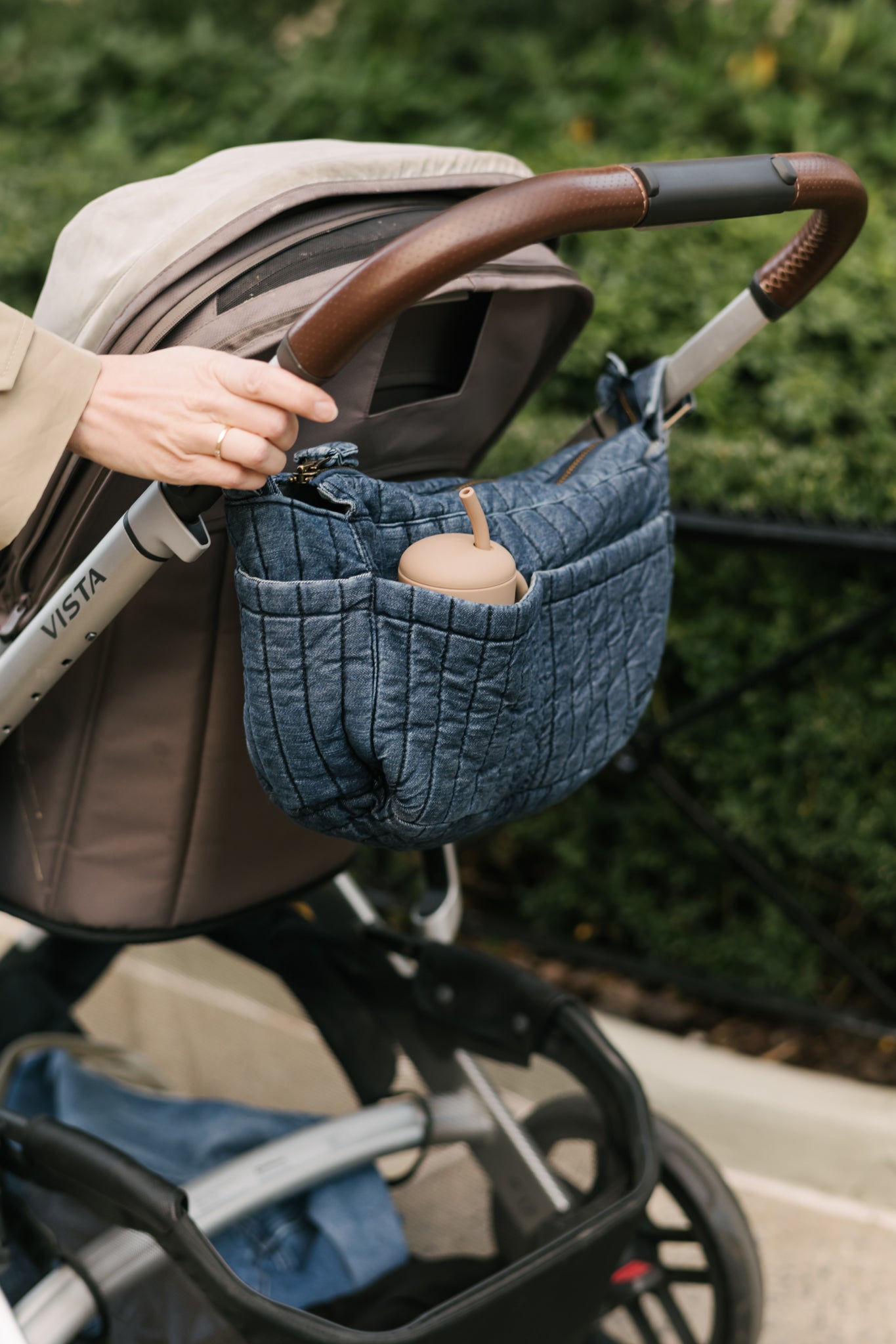 Stroller Organizer Caddy - Vintage Wash