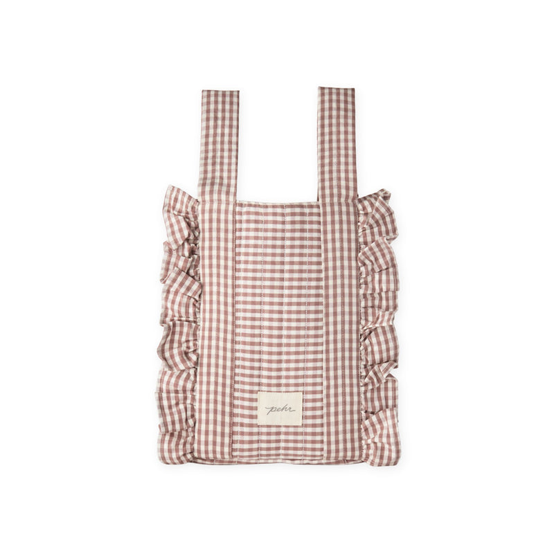 Gingham Stroller Bag - Thistle