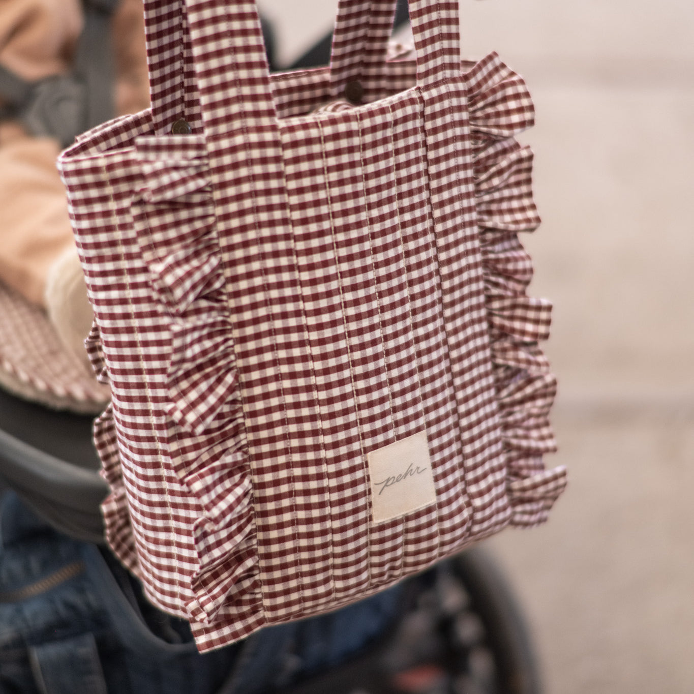 Mulberry Stroller Bag- Hanging from Stroller