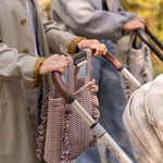 Mulberry Stroller Bag- Hanging from Stroller Bars