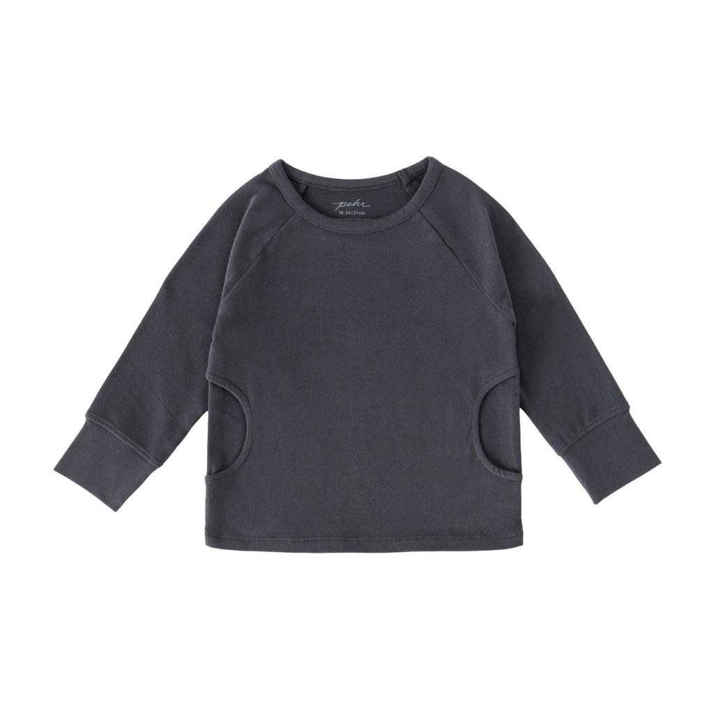 kids essentials top fountain blue in blues pattern pehr