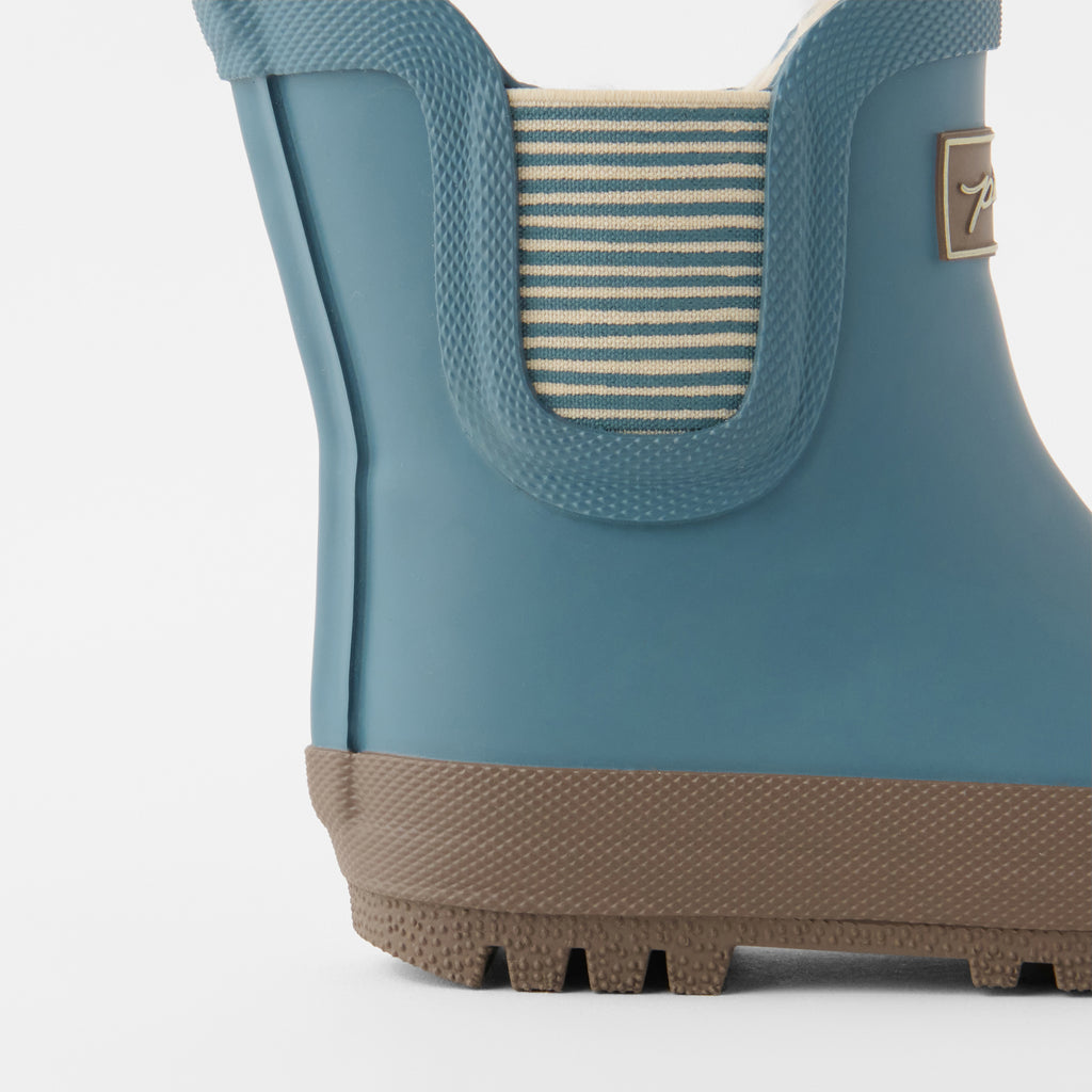 Pathfinder Boot- Slate Blue- Side View Up Close
