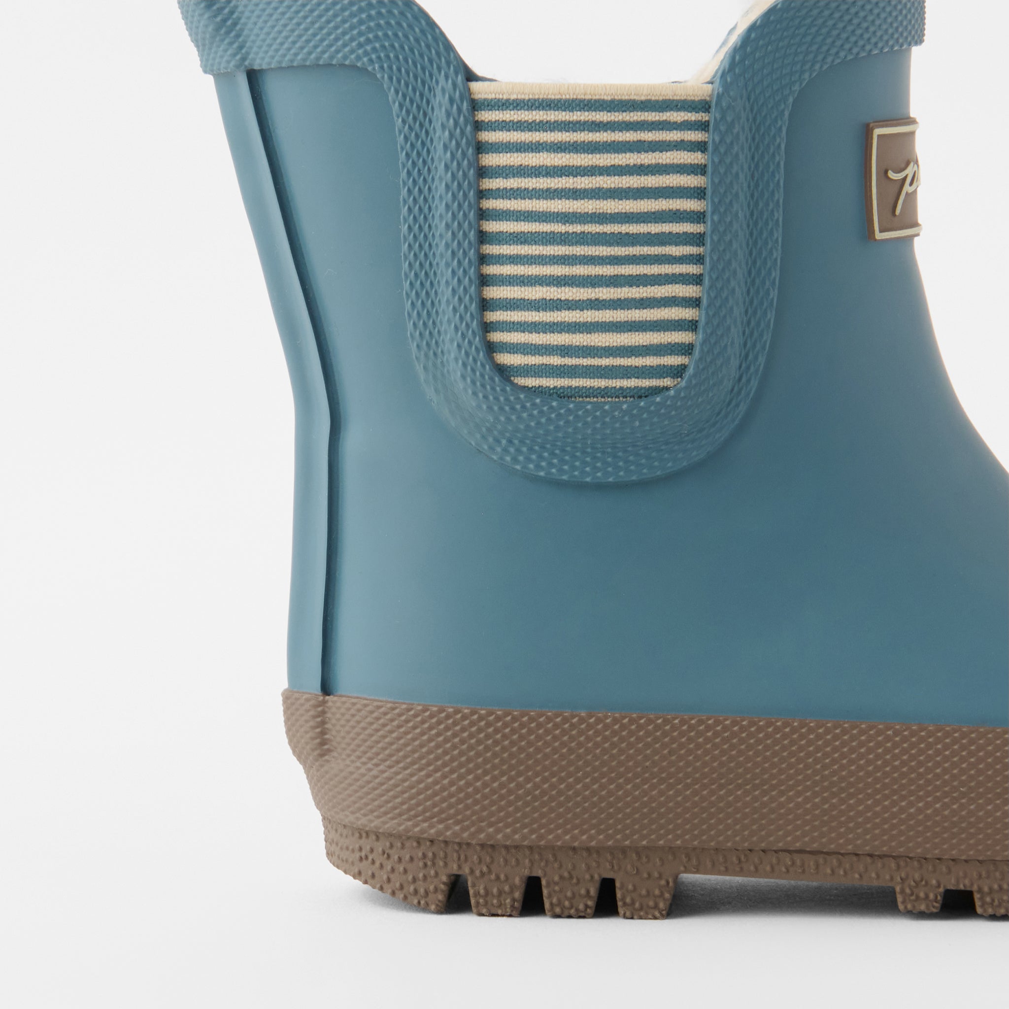 Pathfinder Boot- Slate Blue- Side View Up Close