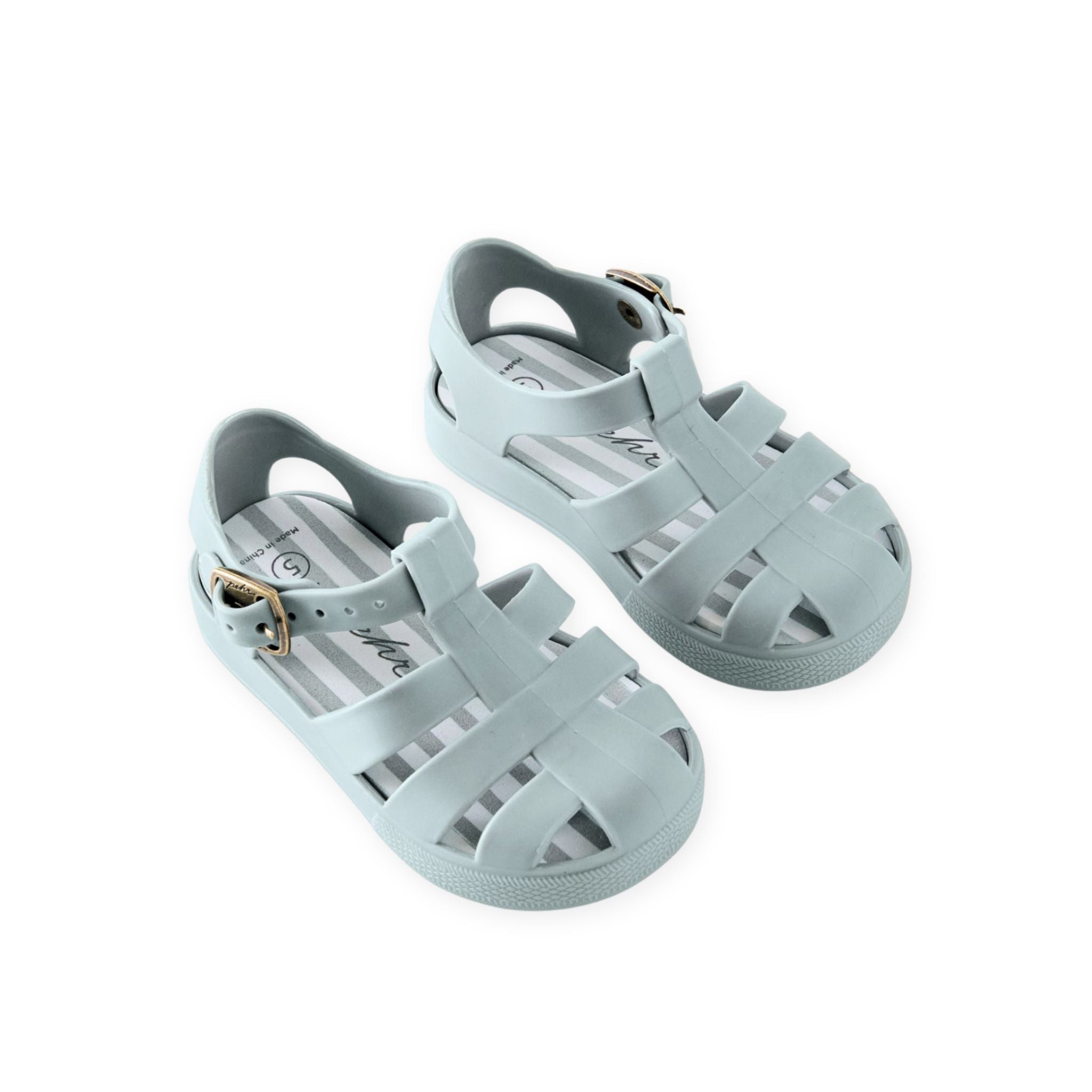 fisherman sandal sea in blues pattern