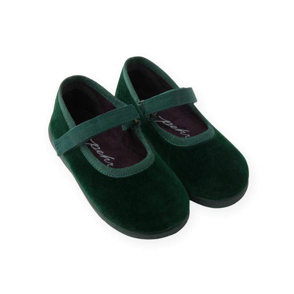 Velvet Flats - Emerald- Green- Ballet Flat