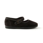 Velvet Flats - Velvet Flats - Pewter- Side Buckle