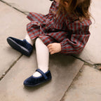 Velvet Flats - Sapphire- On Toddler