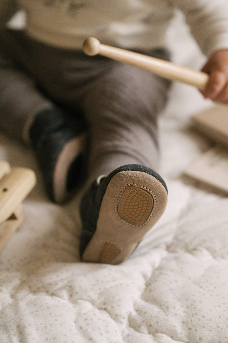 Suede Babble Bootie - Indigo