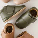 Pehr-Leather Babble Bootie-Olive-5