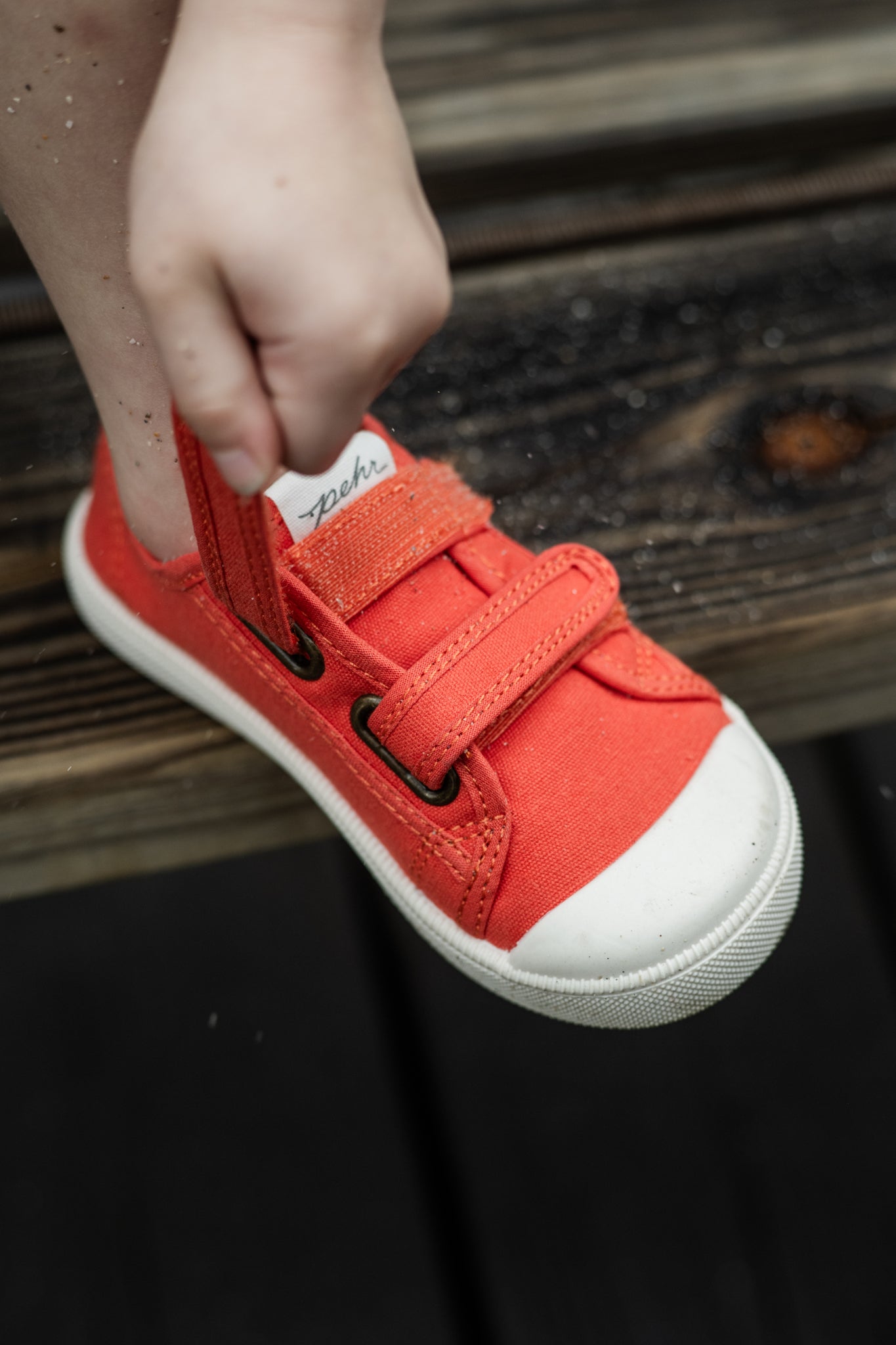 recess sneakers tomato