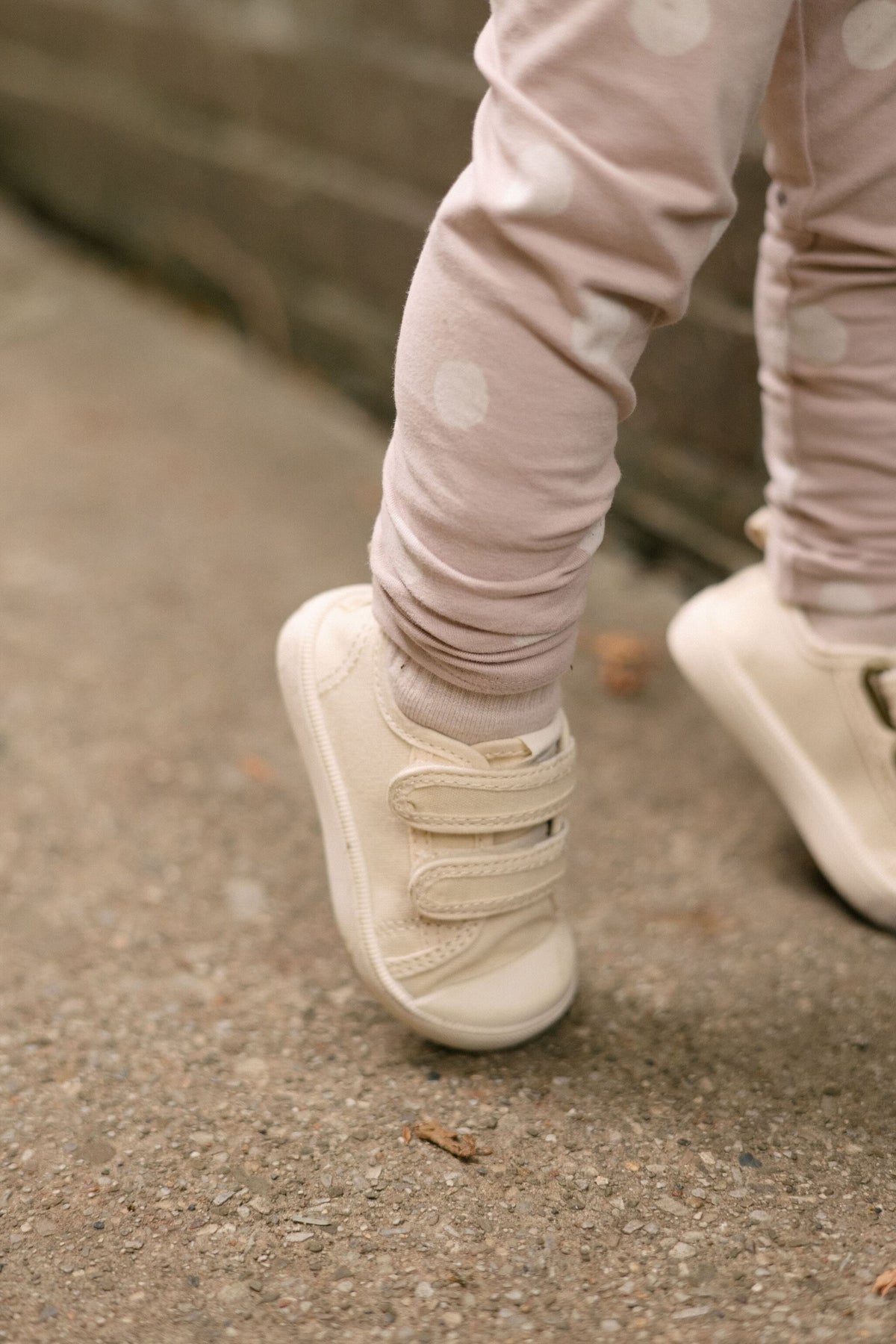 Recess Sneakers- Sand- On Toddler- Tippy Toes