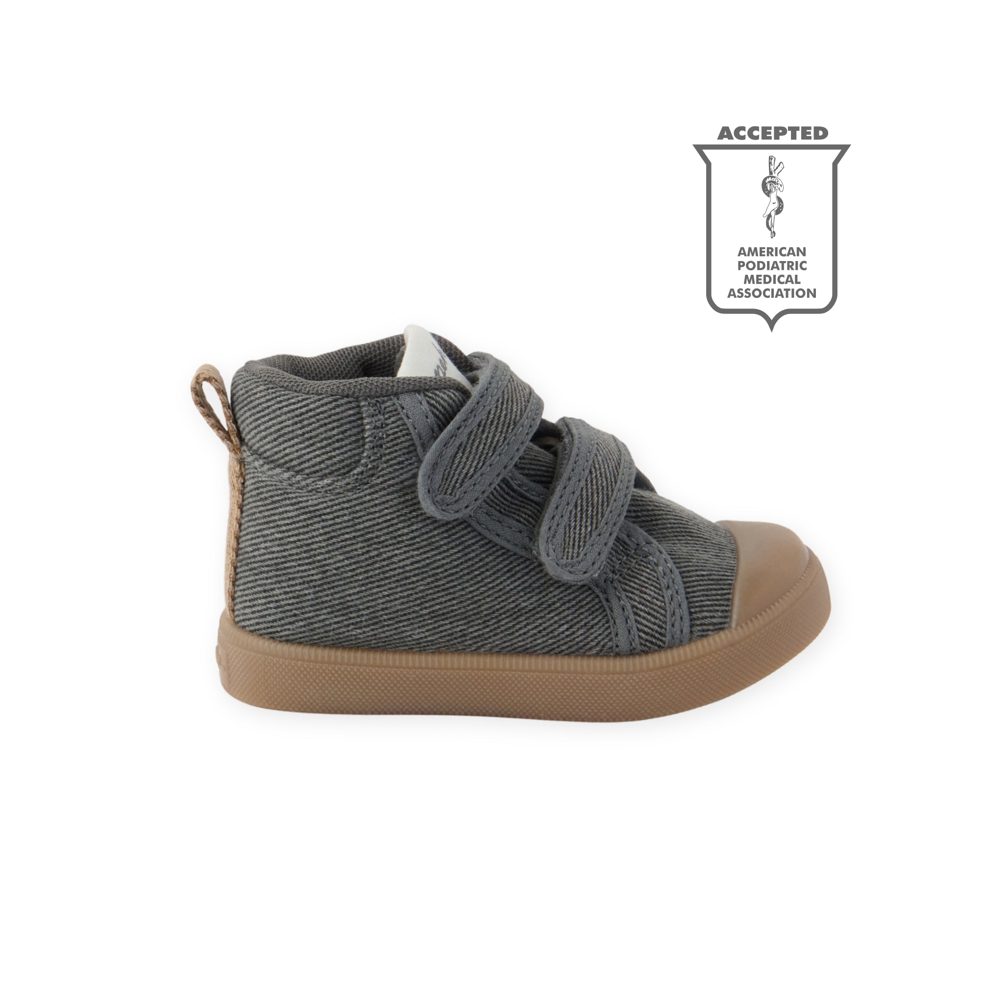 Field Trip Sneaker- Charcoal - Side View