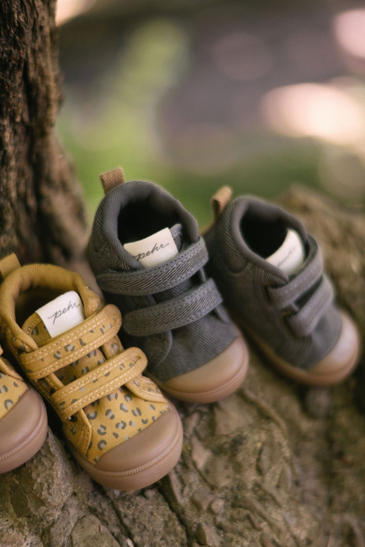 Field Trip Sneaker- Stylized Product Shot- Hook and Loop Straps