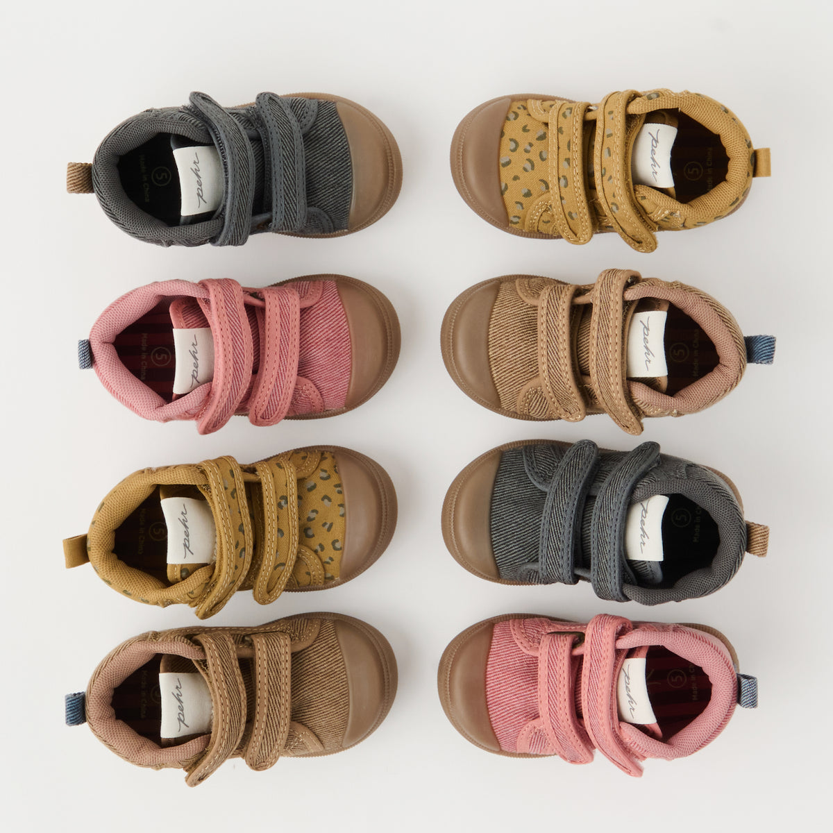 Printed Filed Trip Sneaker- Spotted- Group Top View