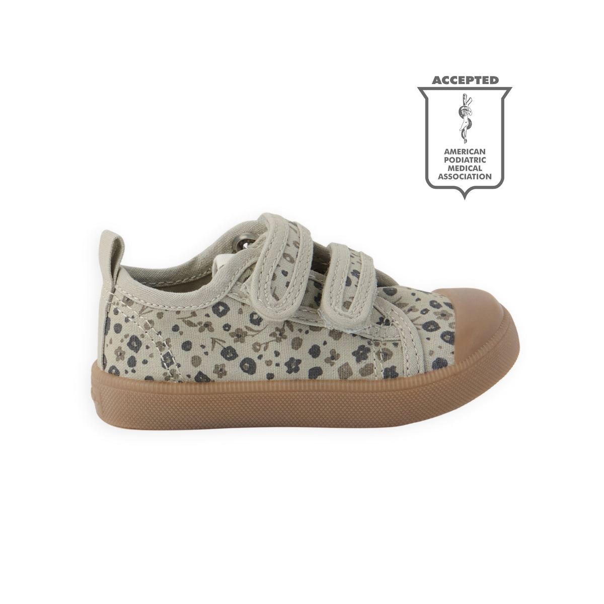 Printed Recess Sneakers- Forget Me Not- Side View