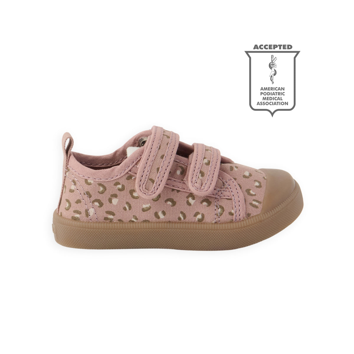 Printed Recess Sneakers - Spotted Pink- Side View