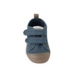 Twill Recess Sneakers - Indigo - Front View