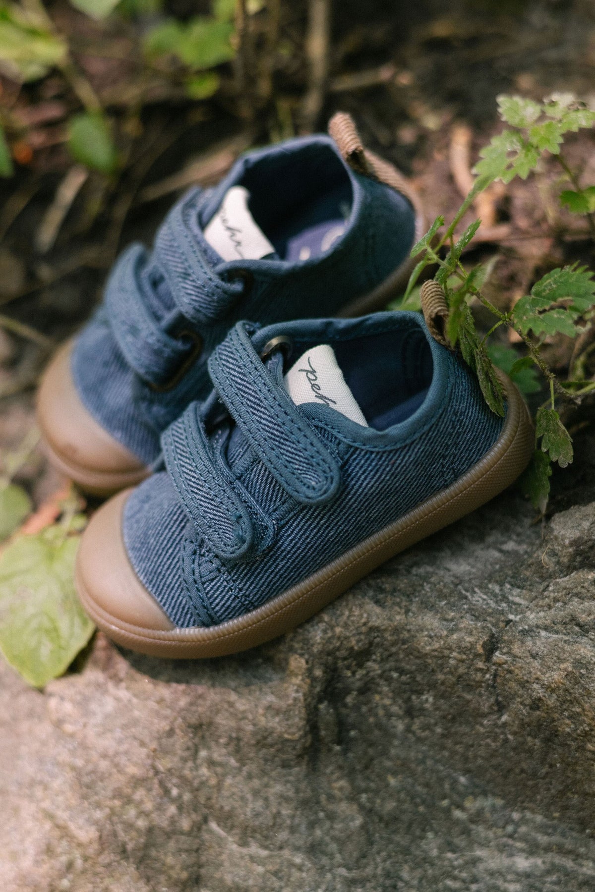 Twill Recess Sneakers - Indigo - Stylized Product Shot