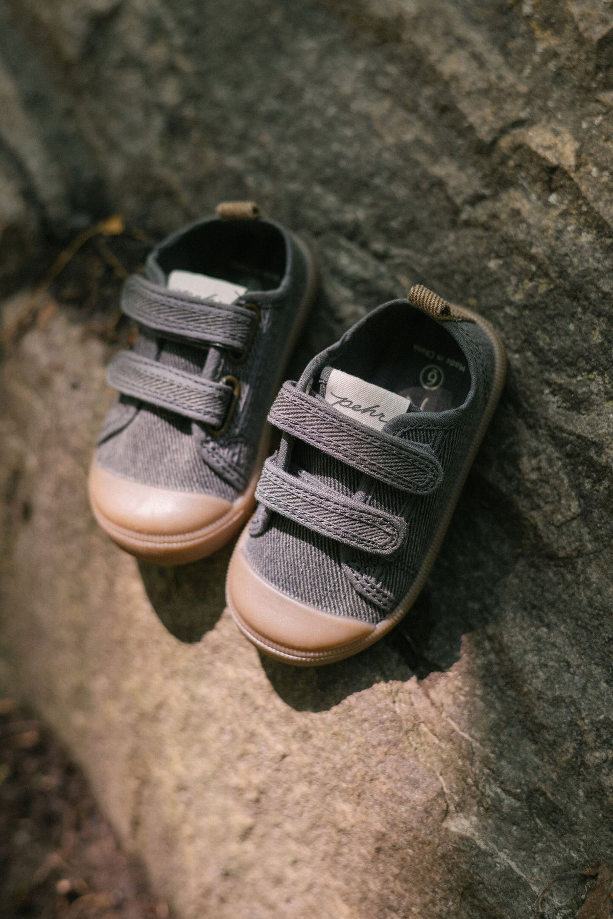 Twill Recess Sneakers- Charcoal- Stylized Product Shot