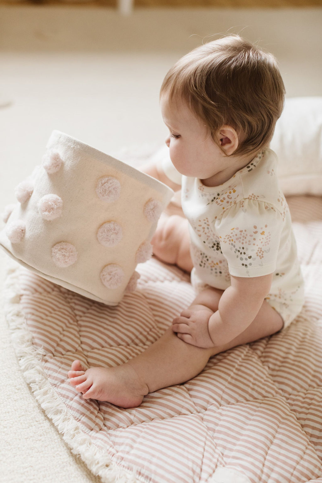 baby play mat flower patch