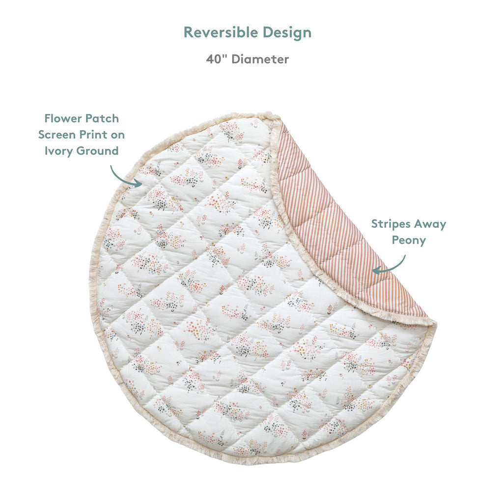 baby play mat flower patch