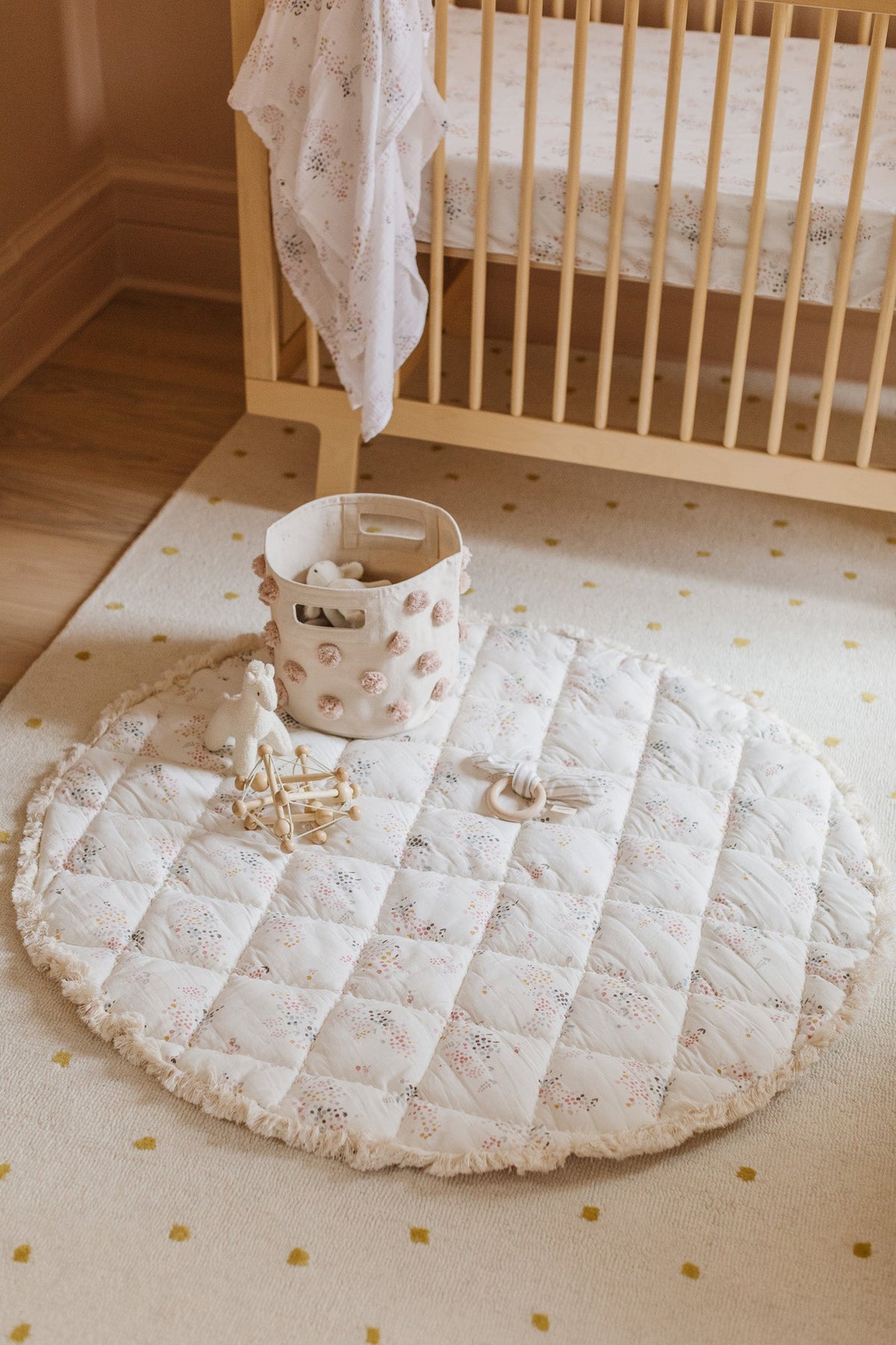 baby play mat flower patch