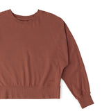 Women's French Terry Sweatshirt - Clay
