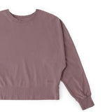 Women's French Terry Sweatshirt - Plum