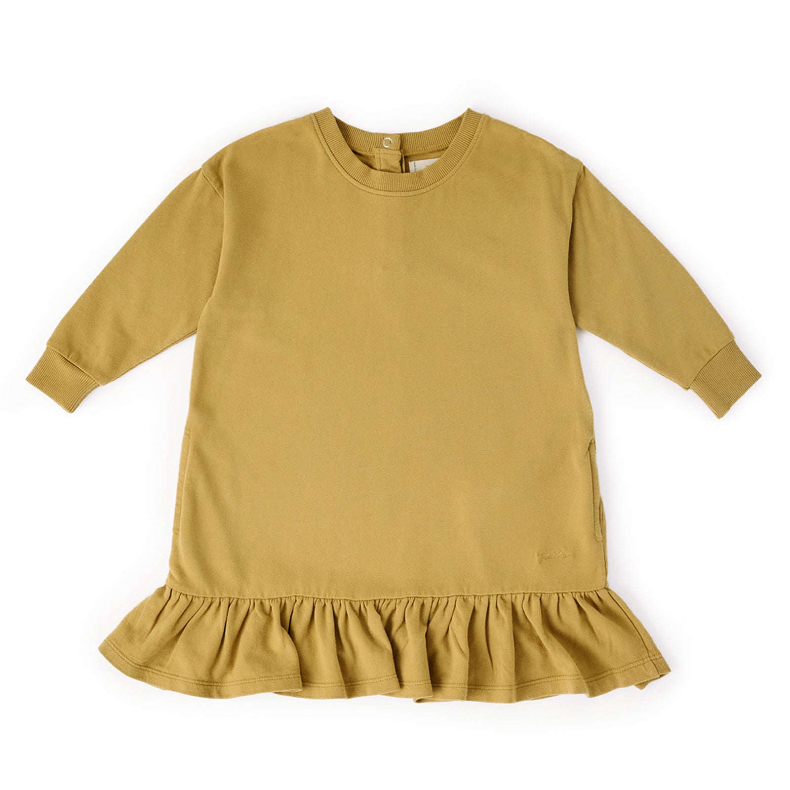 French Terry Ruffle Hem Dress Dress Pehr Dijon 18 - 24 mos. 