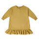 Kids French Terry Ruffle Hem Dress Dress Pehr Dijon 6 T 