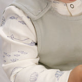 French Terry Overalls - Soft Sea