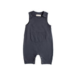 French Terry Overalls - Ink Blue