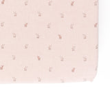hatchling crib sheet fawn in pinks pattern