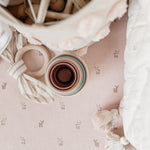 hatchling crib sheet fawn