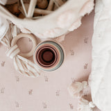 hatchling crib sheet fawn