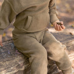 Teddy Fleece Set - Moss