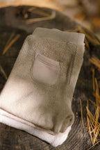 kids teddy fleece set moss