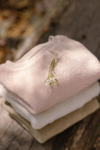 kids teddy fleece set moss
