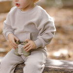 Teddy Fleece Set - Stone