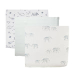 crib sheet 3 pack bundle for him in blues pattern pehr 1