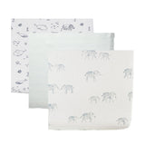 crib sheet 3 pack bundle for him in blues pattern pehr 1
