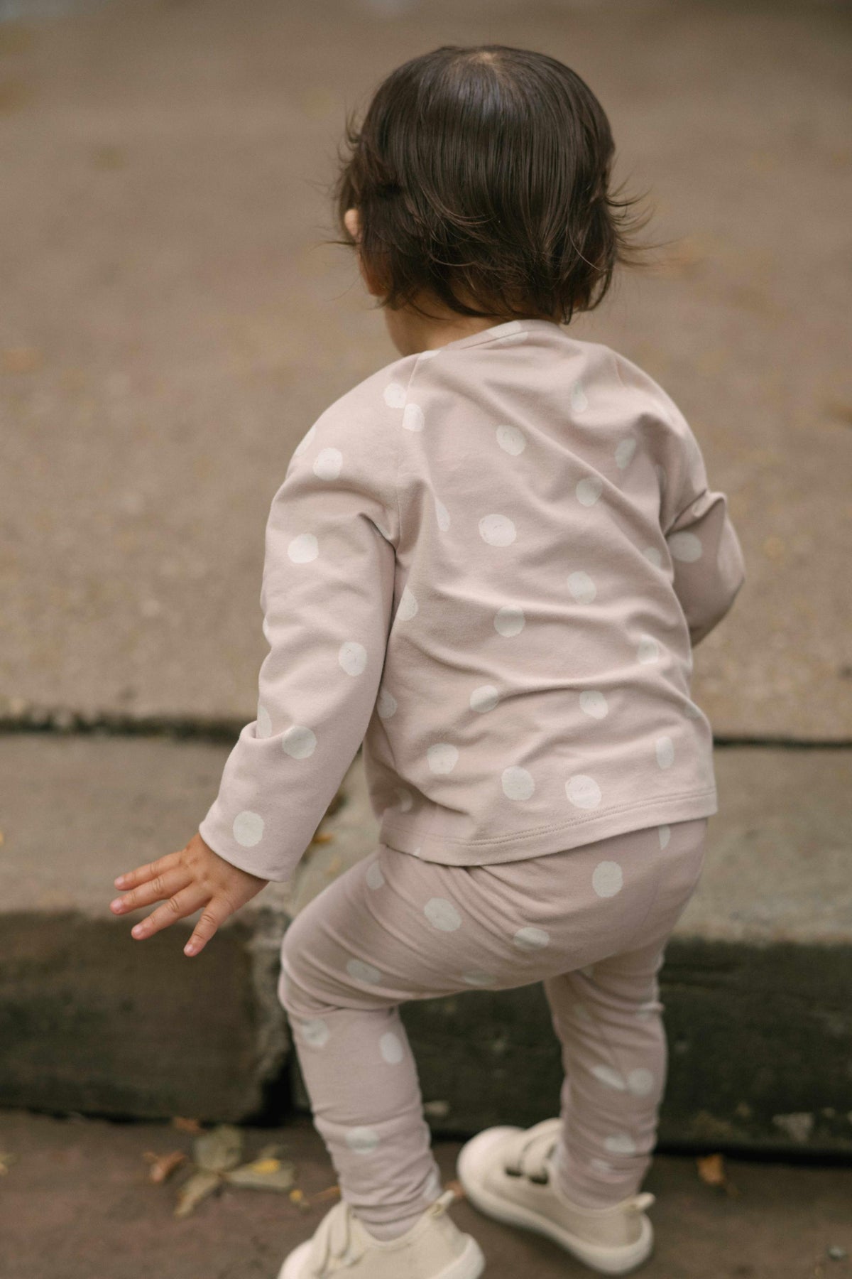 Essentials Toddler Girl Set - Pretty In Polka-Up Close Back