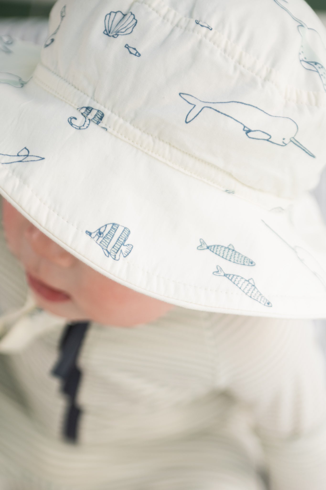 Pehr-Bucket Hat-Life Aquatic-Baby-2