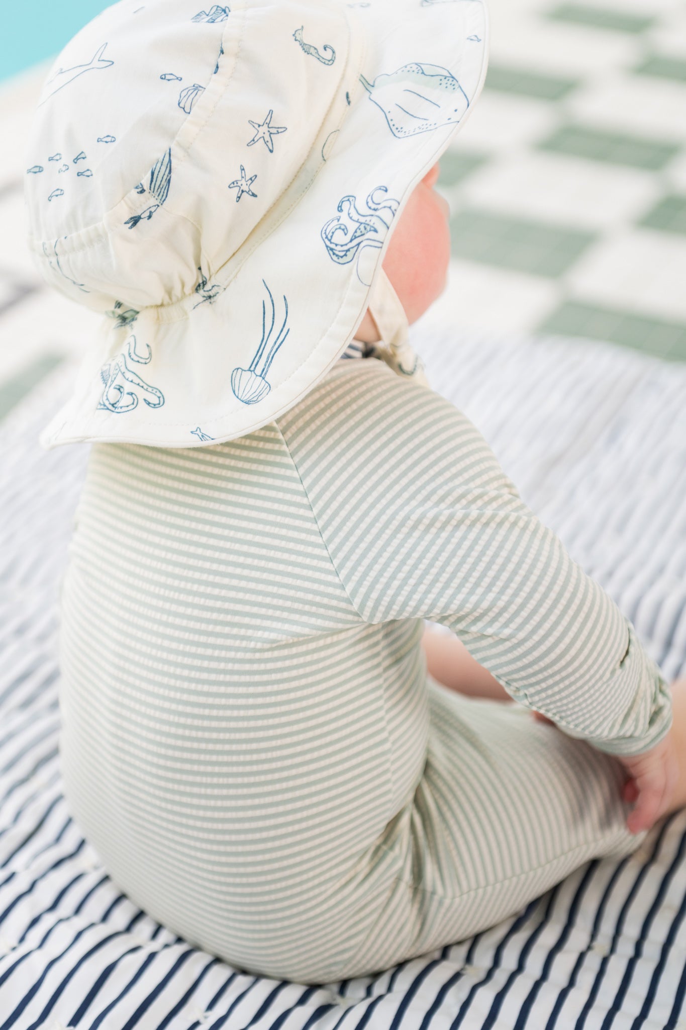 baby bucket hat life aquatic pehr baby