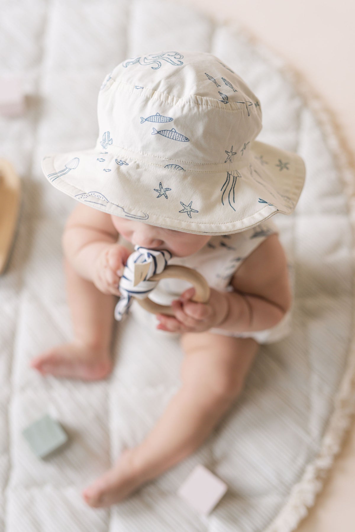 baby bucket hat life aquatic pehr baby