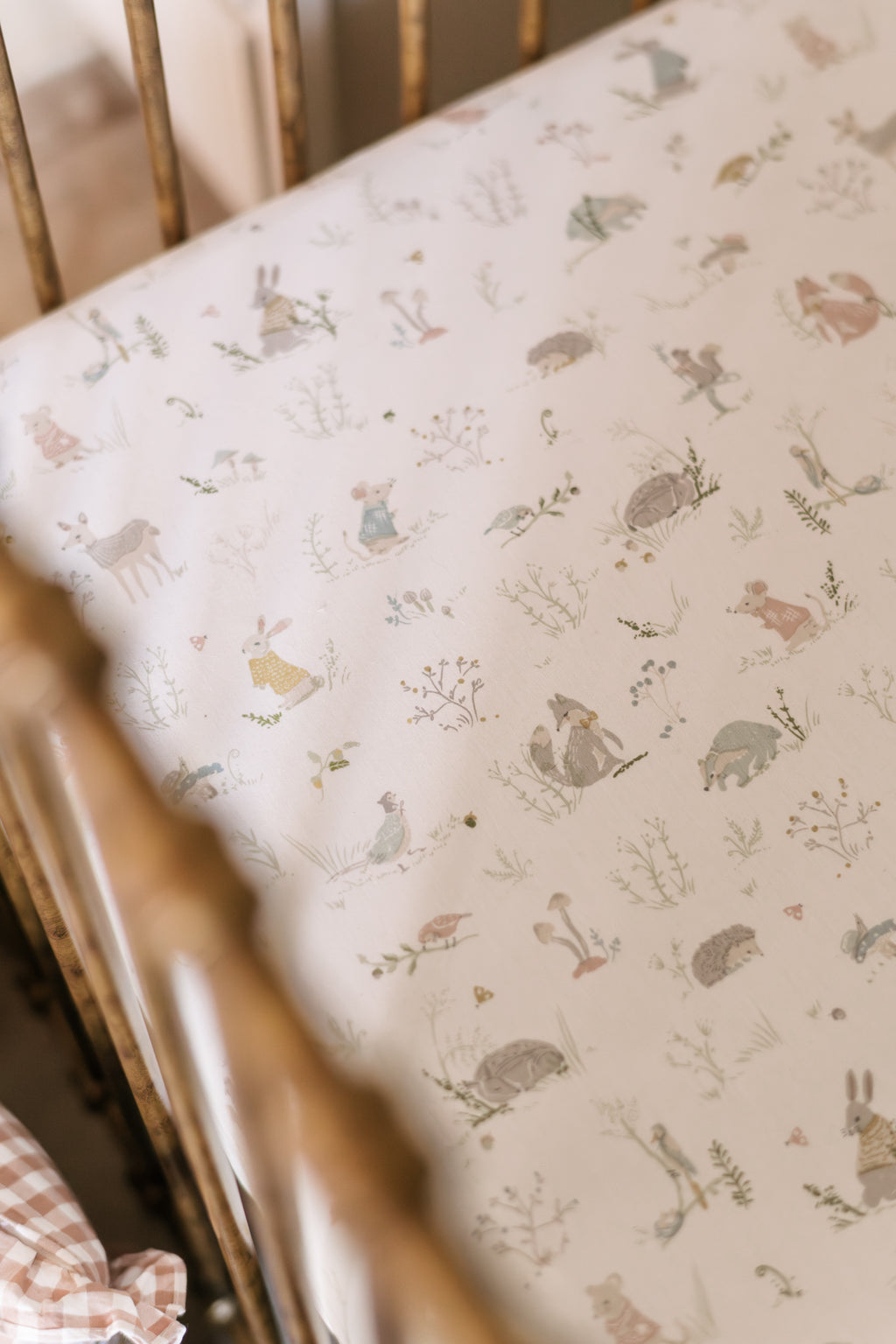 crib sheet forest fable