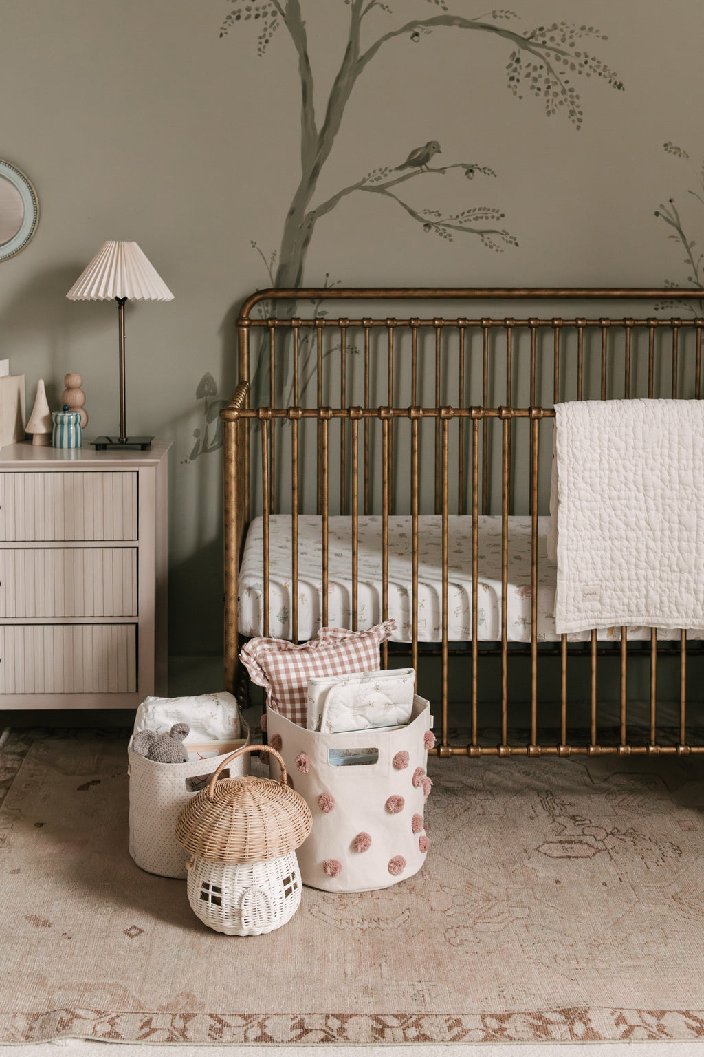 crib sheet forest fable
