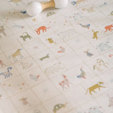 Organic Cotton Crib Sheet - Animal Shuffle
